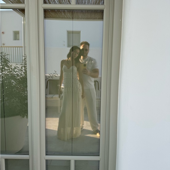 Christopher Esber White Reminiscence Beaded Maxi Dress - Picture 2 of 3